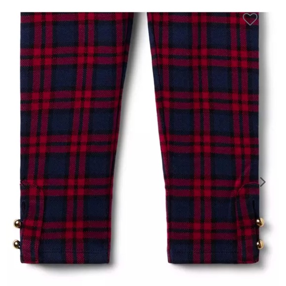 Janie and Jack Tartan Holiday Pants NWOT - Picture 3 of 6